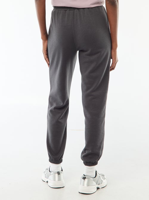 Pantalon jogging femme en maille lourde - Kiabi
