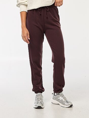 Pantalon jogging femme en maille lourde