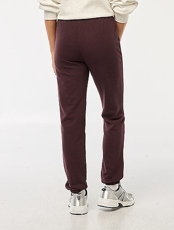 Pantalon jogging femme en maille lourde