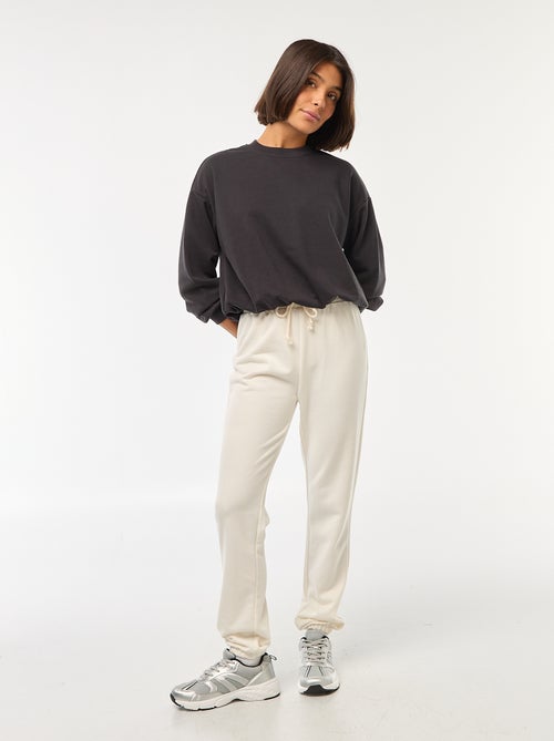 Pantalon jogging femme French terry - Kiabi Pantalon jogging femme French terry - Kiabi