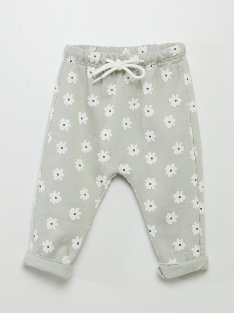 Pantalon jogging forme sarouel Vert - Kiabi