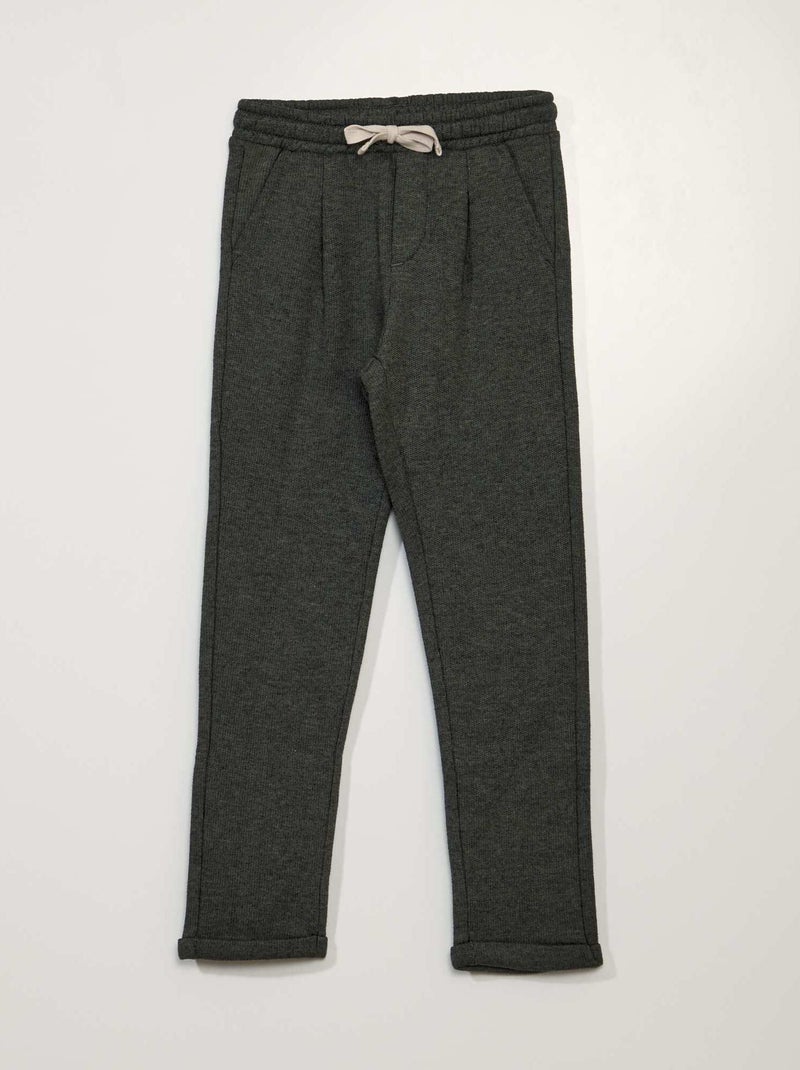 Pantalon jogging habillé VERT - Kiabi