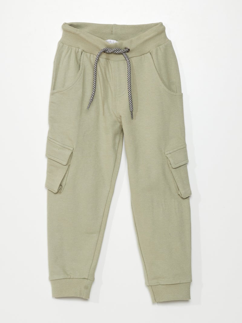 Pantalon jogging Kaki - Kiabi