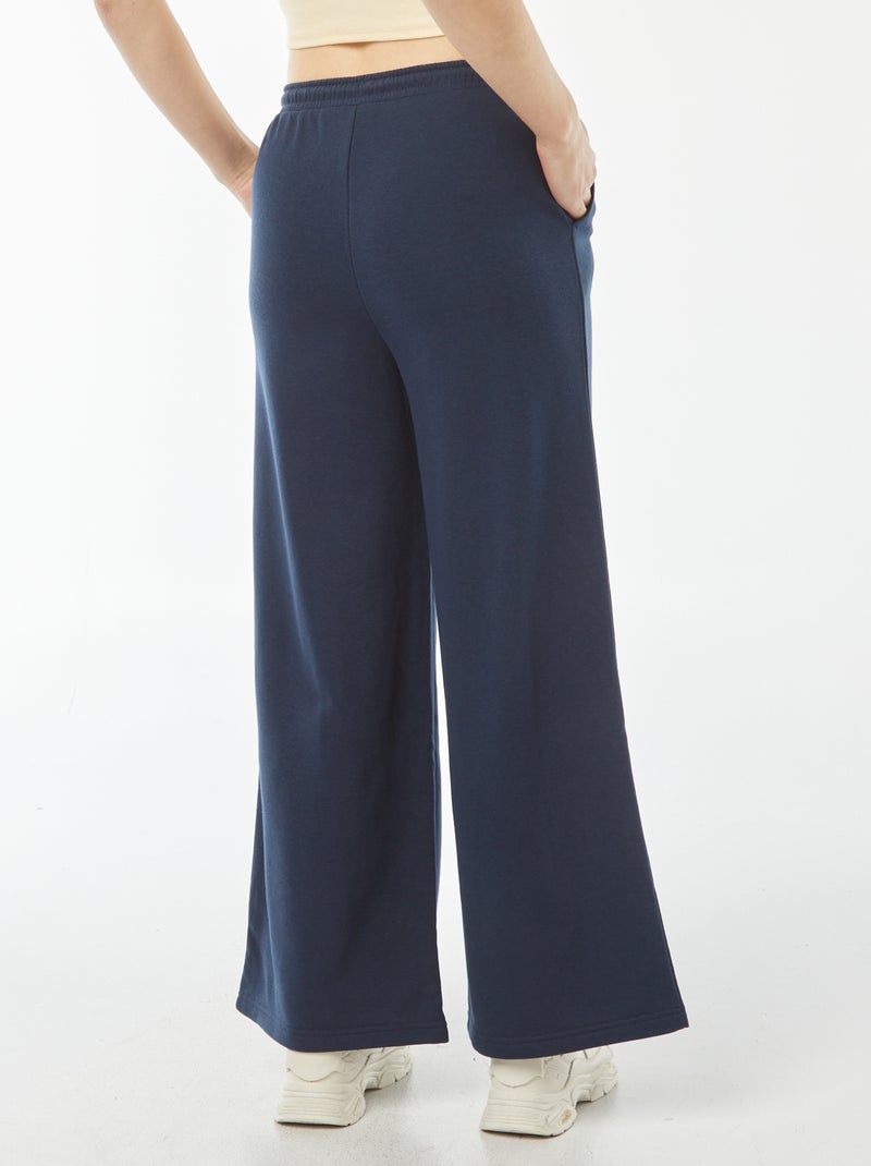 Pantalon jogging large Bleu - Kiabi