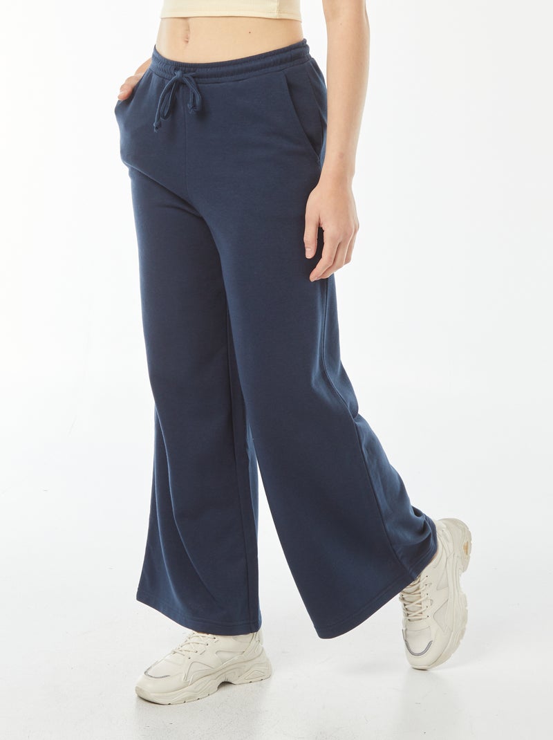 Pantalon jogging large Bleu - Kiabi