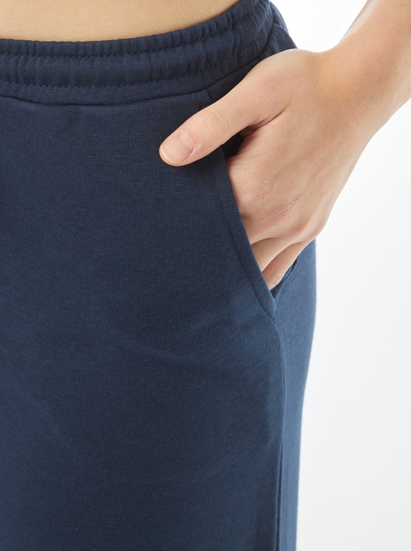 Pantalon jogging large Bleu - Kiabi