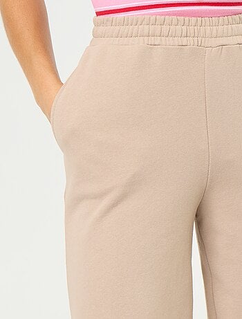 Pantalon jogging large en maille lourde