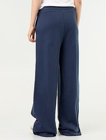 Pantalon jogging large en maille lourde