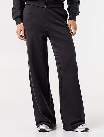 Pantalon jogging large en maille lourde