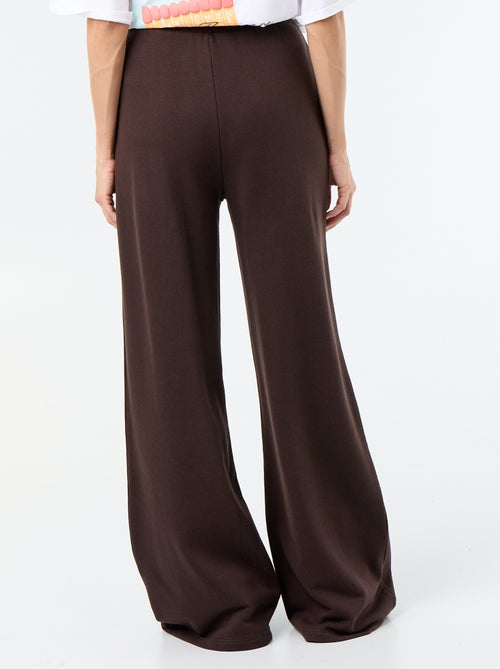 Pantalon jogging large en maille lourde - Kiabi Pantalon jogging large en maille lourde - Kiabi