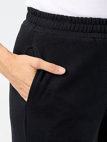 Pantalon jogging large en maille lourde