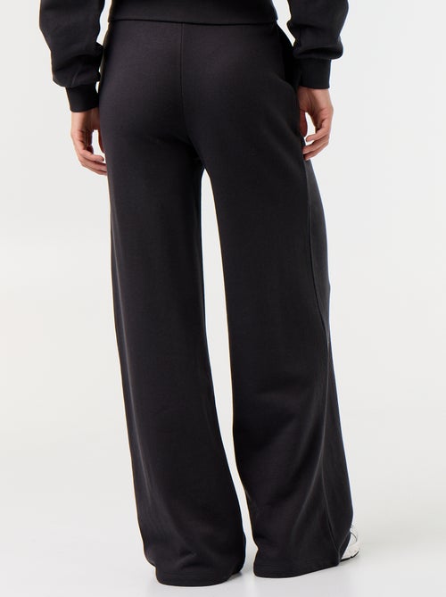 Pantalon jogging large en maille lourde - Kiabi