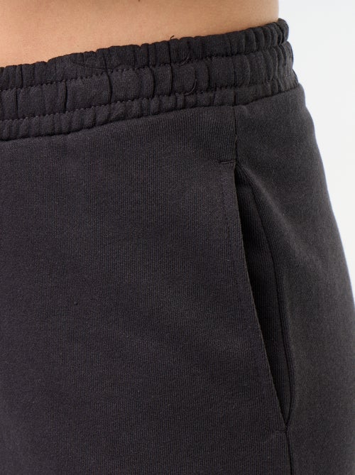 Pantalon jogging large en maille lourde - Kiabi