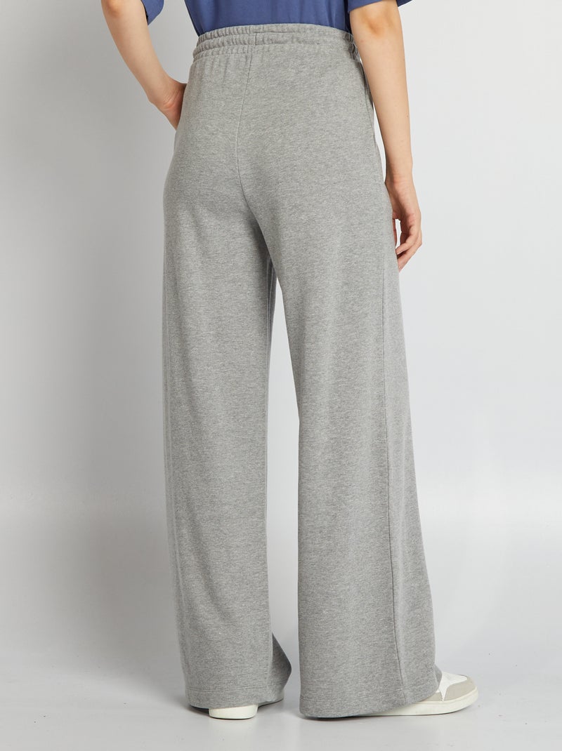 Pantalon jogging large Gris - Kiabi