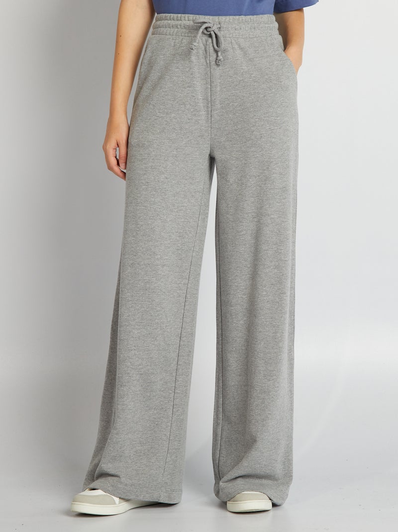 Pantalon jogging large Gris - Kiabi