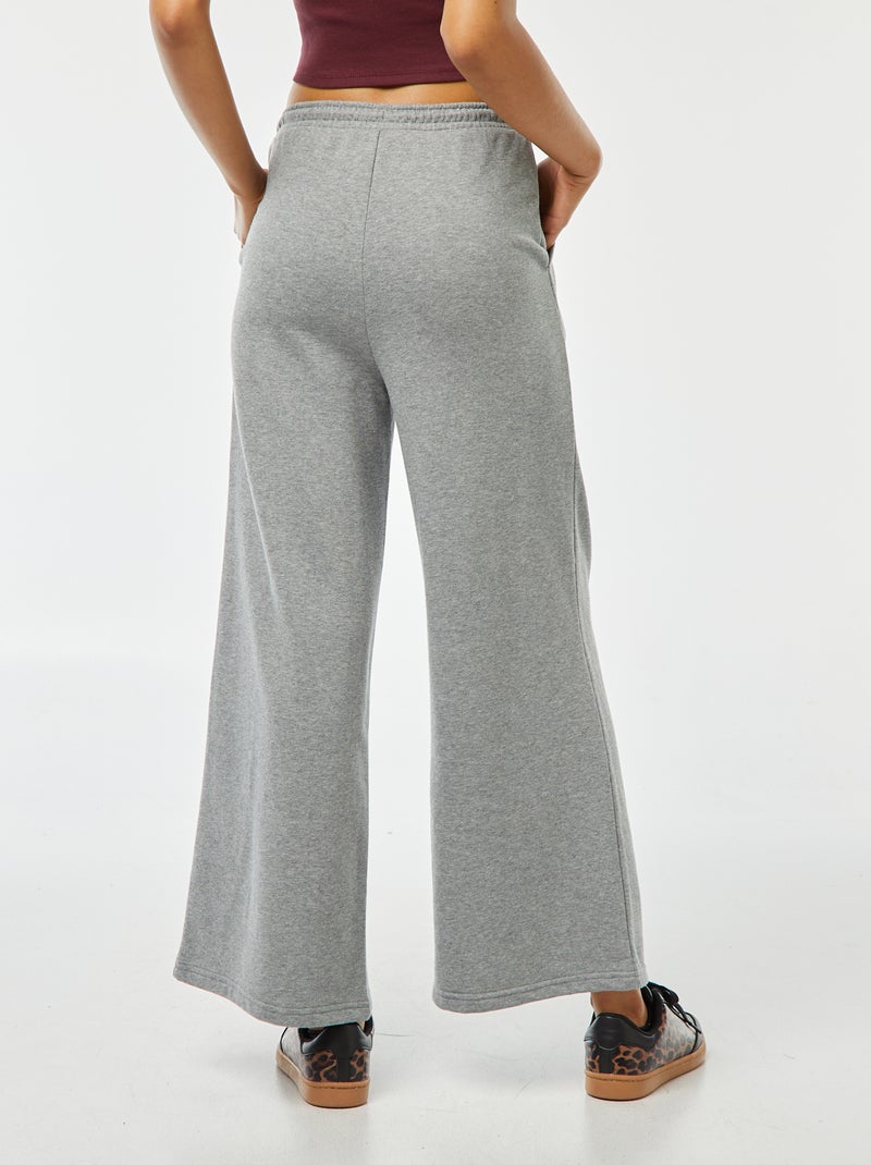 Pantalon jogging large Gris - Kiabi