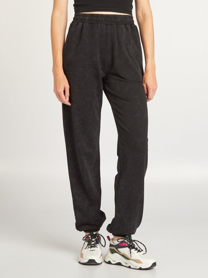 Pantalon jogging large Gris foncé - Kiabi