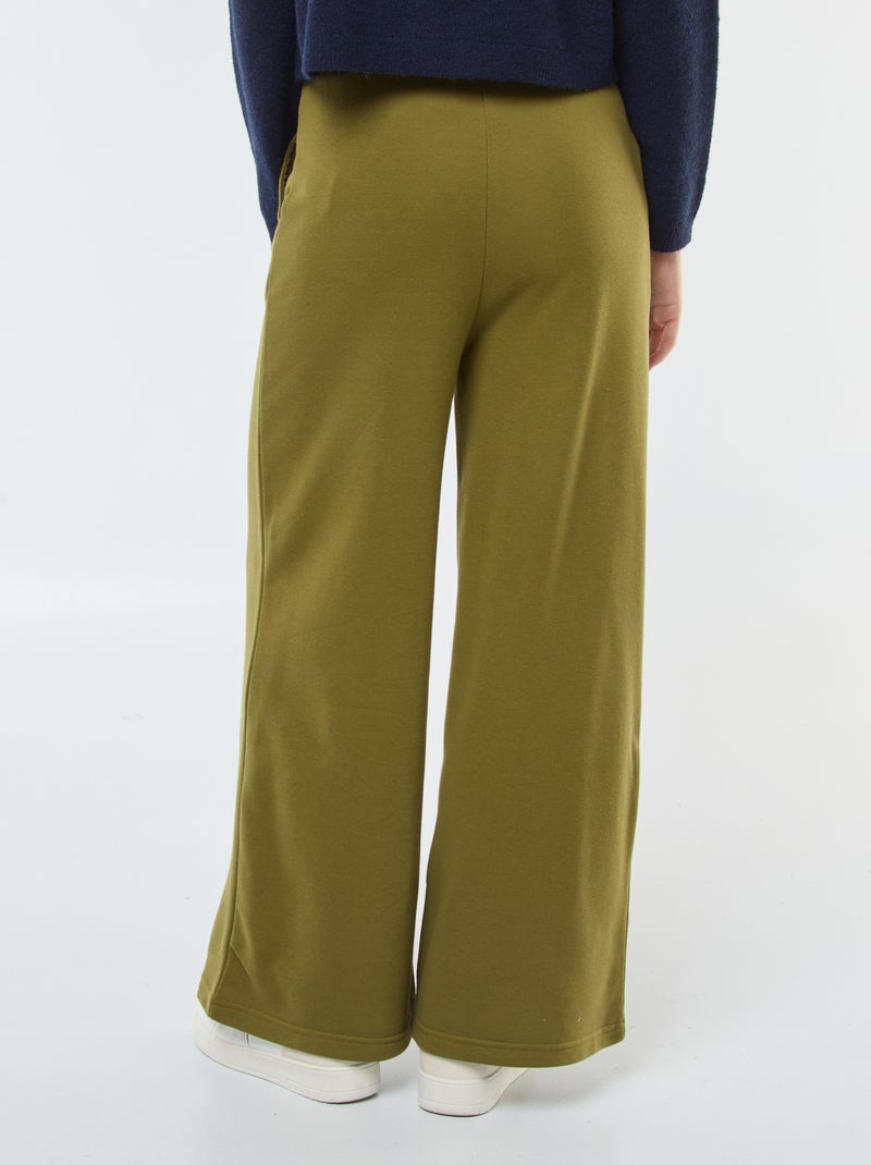 Pantalon jogging large Kaki - Kiabi