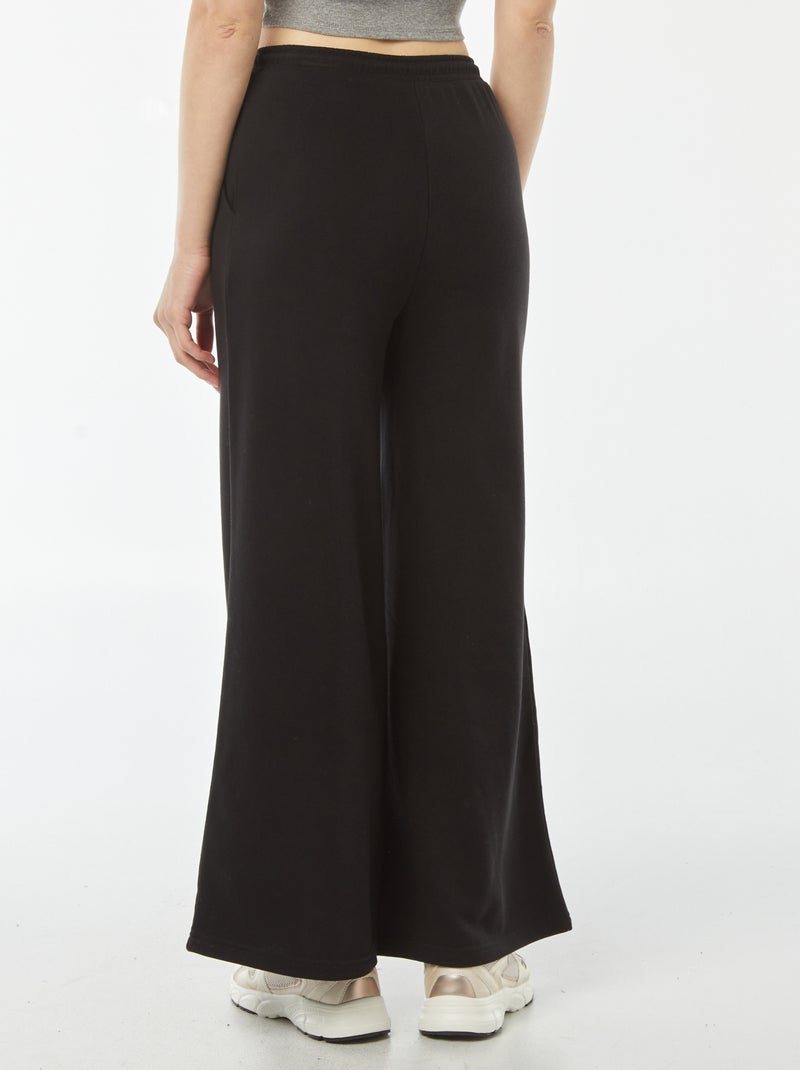 Pantalon jogging large Noir - Kiabi