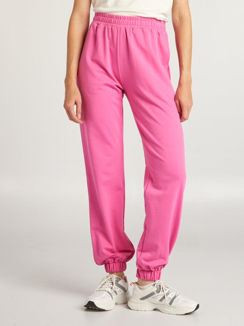 Pantalon jogging large Rose - Kiabi