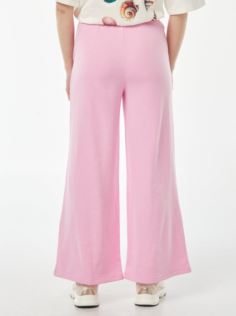 Pantalon jogging large Rose - Kiabi