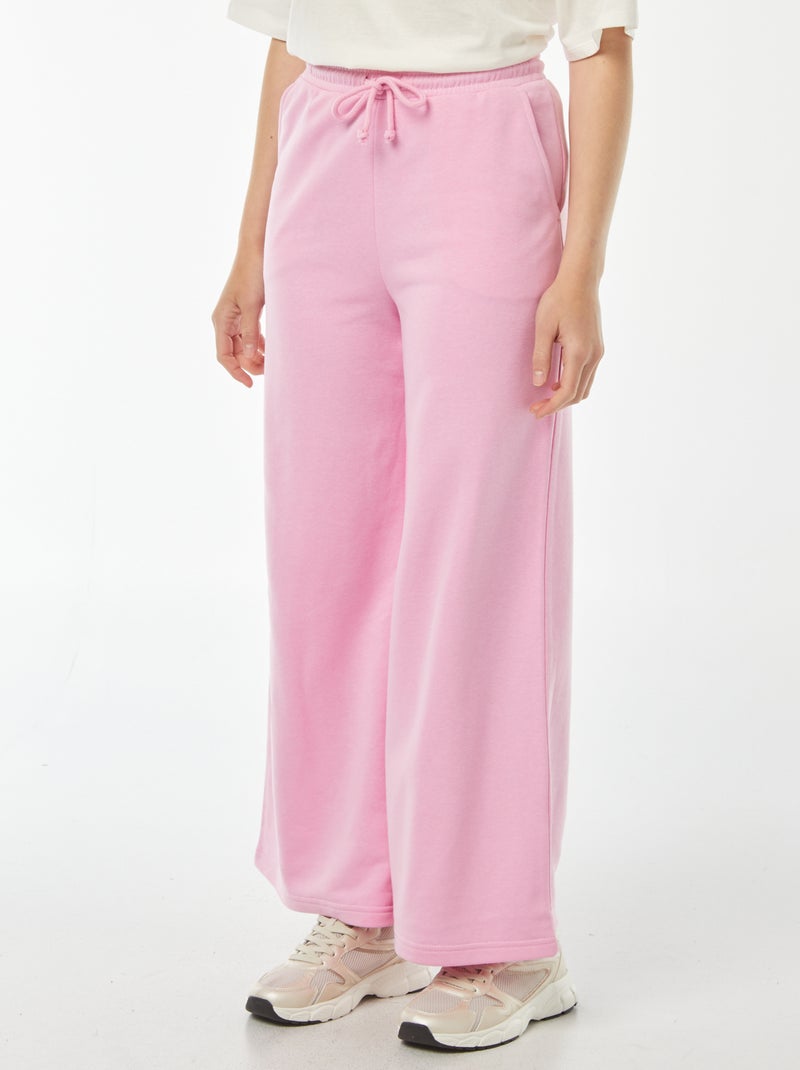 Pantalon jogging large Rose - Kiabi