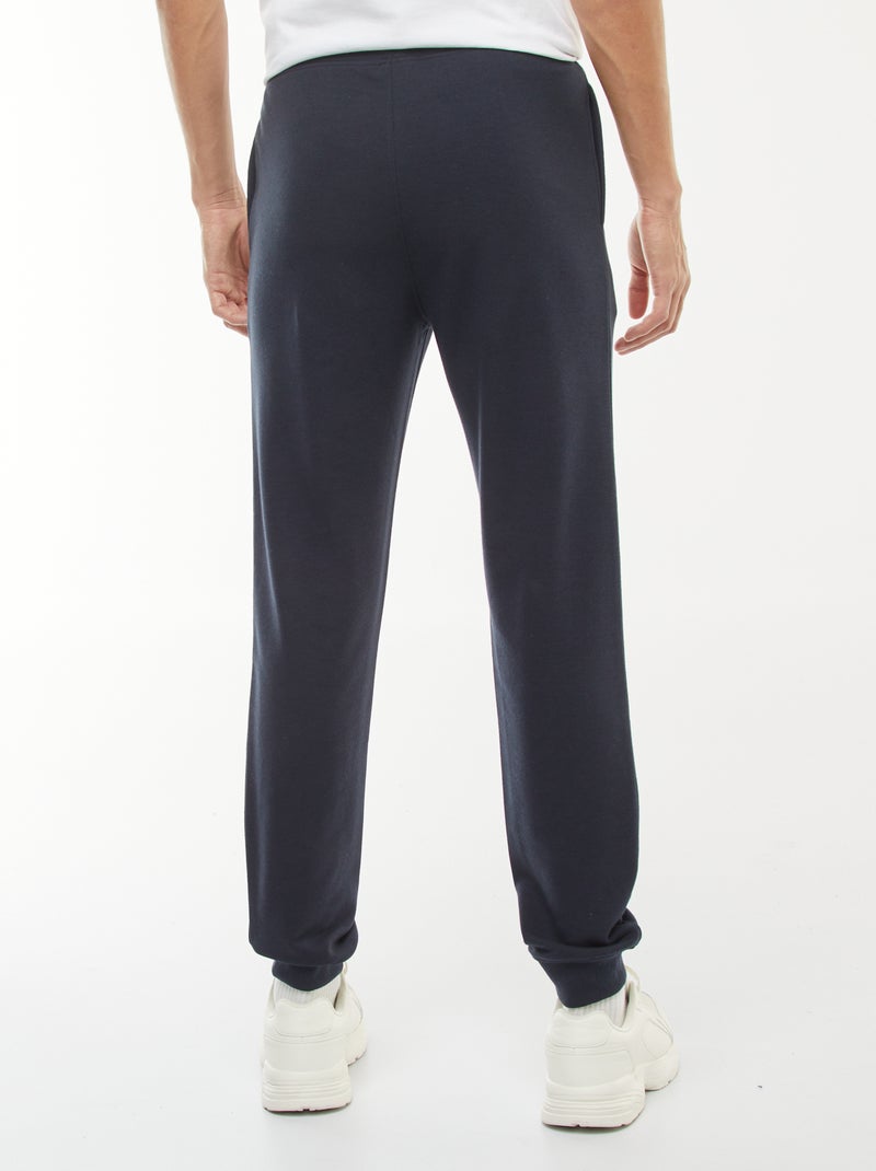 Pantalon jogging léger uni Bleu marine - Kiabi