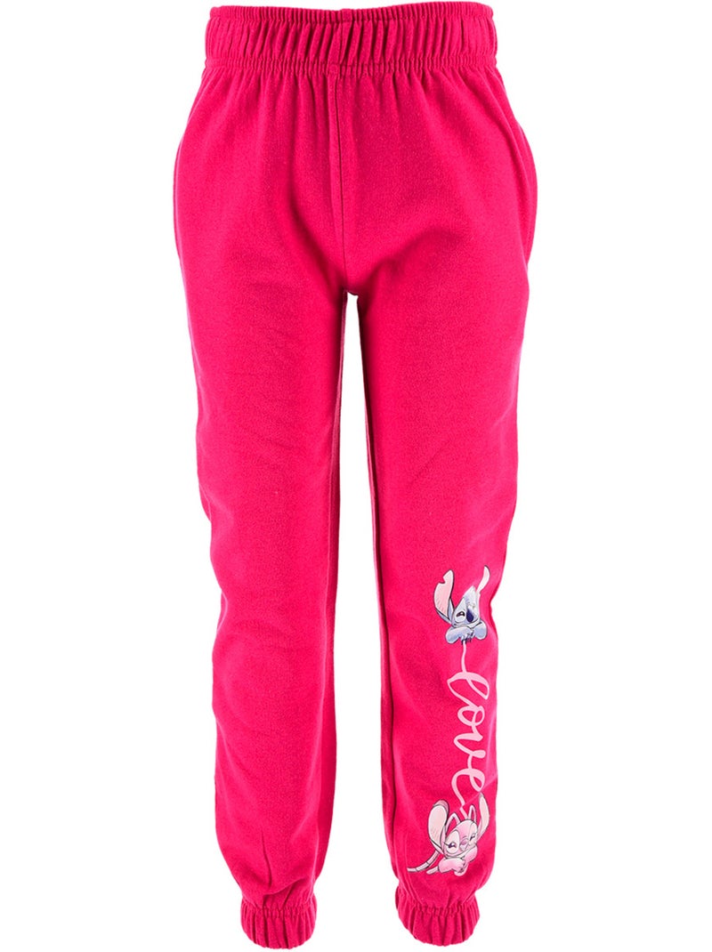Pantalon Jogging Lilo & Stitch   | Licence Officielle Rose - Kiabi