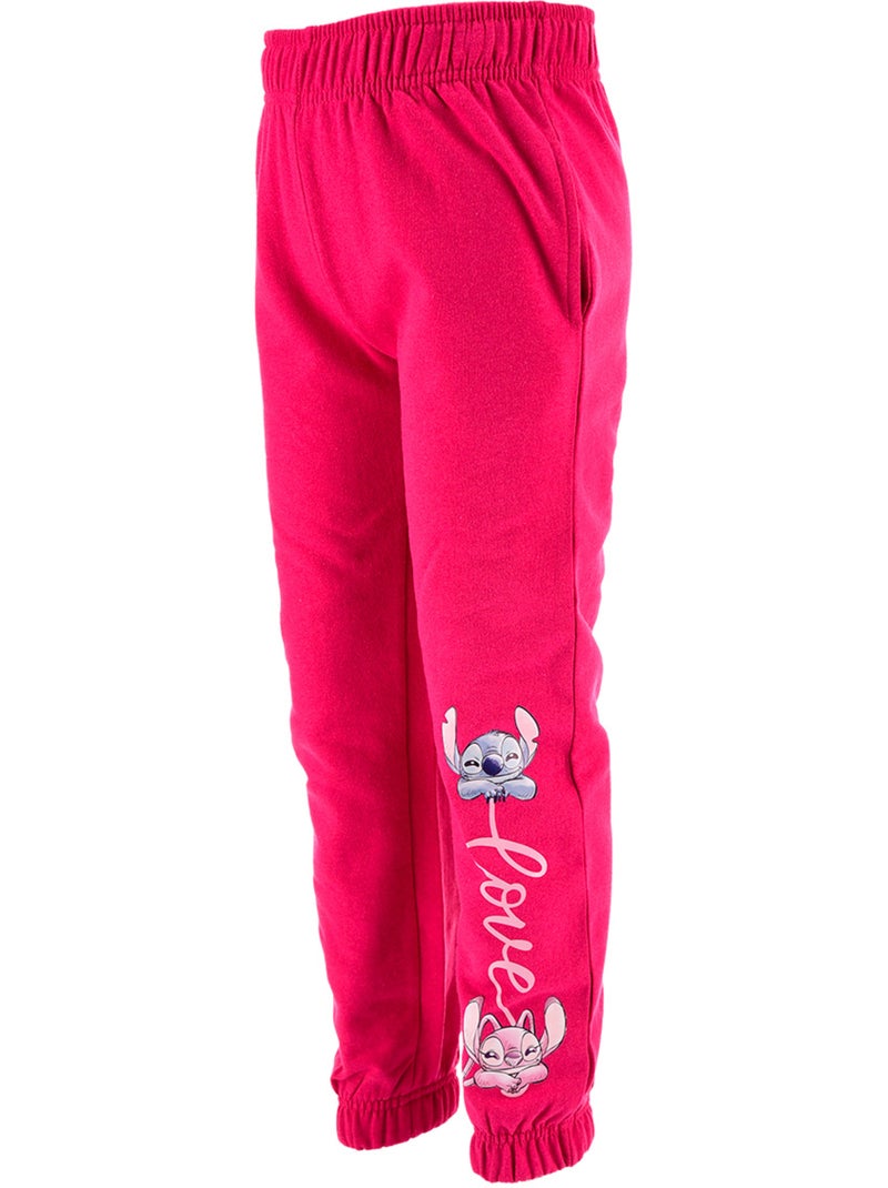 Pantalon Jogging Lilo & Stitch   | Licence Officielle Rose - Kiabi