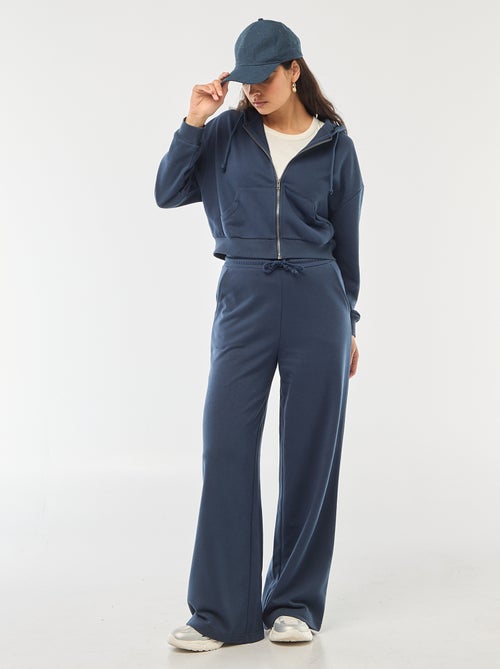 Pantalon jogging maille lourde femme - Kiabi