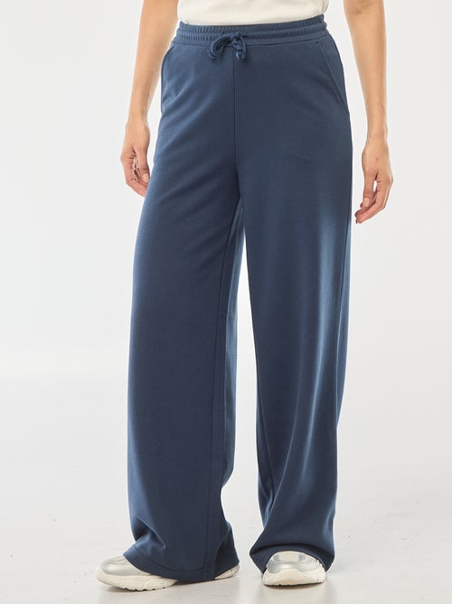 Pantalon jogging maille lourde femme - Kiabi