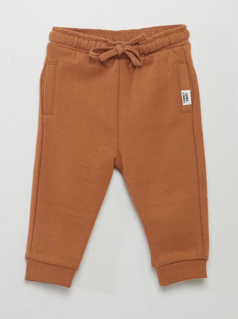 Pantalon jogging Marron - Kiabi