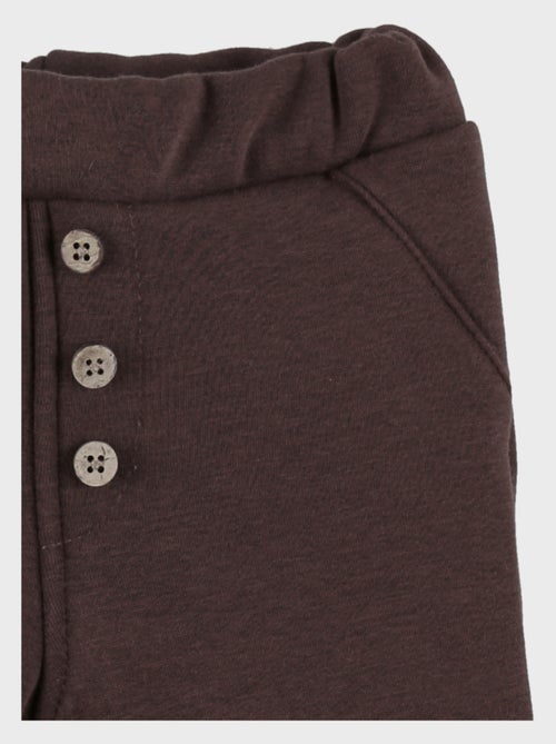 Pantalon jogging marron, Sweatoloudoux® Noukie's - Kiabi