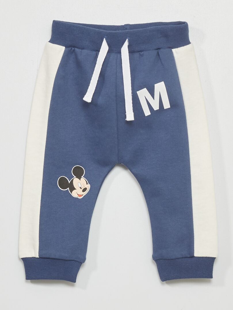 Pantalon jogging 'Mickey' bleu marine - Kiabi
