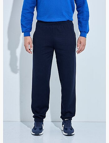 Pantalon jogging molleton bas et taille élastiqués - Afibel