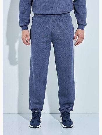 Pantalon jogging molleton bas et taille élastiqués - Afibel