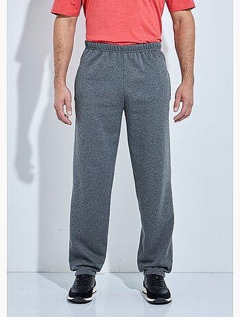 Pantalon jogging molleton bas et taille élastiqués