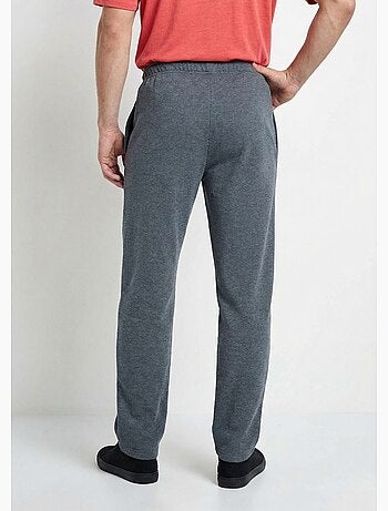 Pantalon jogging molleton bas et taille élastiqués