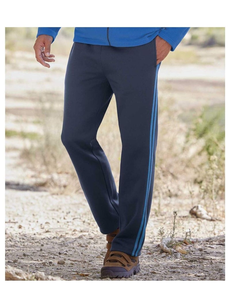Pantalon Jogging Molleton Top Détente  - ATLAS FOR MEN Bleu marine - Kiabi
