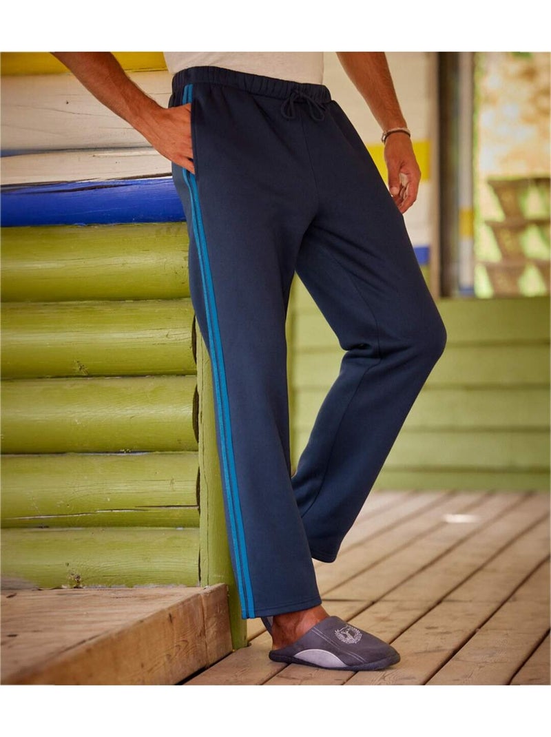 Pantalon Jogging Molleton Top Détente  - ATLAS FOR MEN Bleu marine - Kiabi