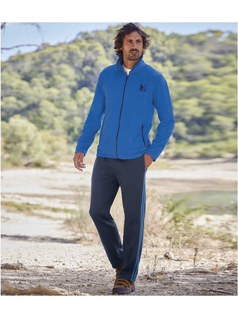 Pantalon Jogging Molleton Top Détente  - ATLAS FOR MEN Bleu marine - Kiabi