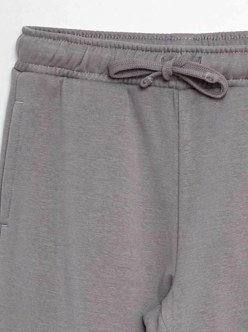Pantalon jogging multipoches Gris - Kiabi