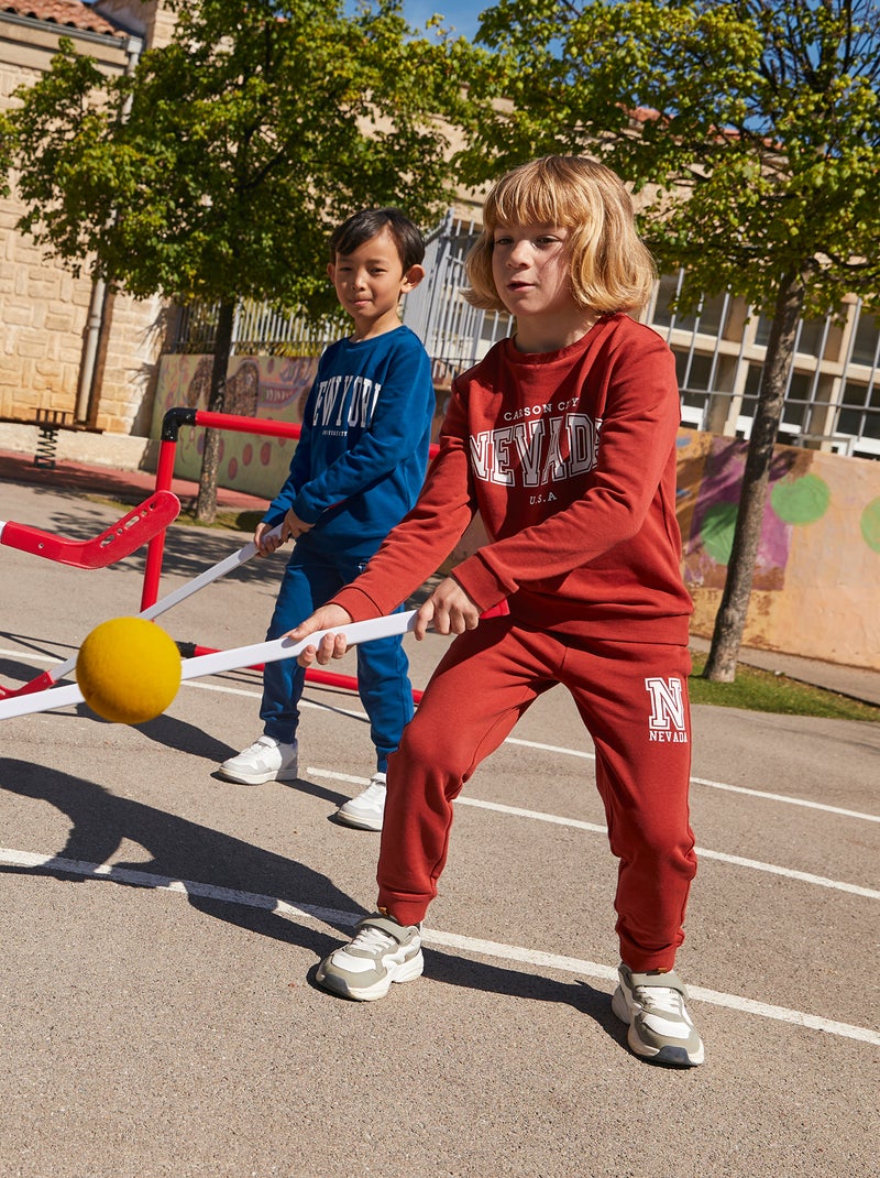 Pantalon jogging Rouge - Kiabi