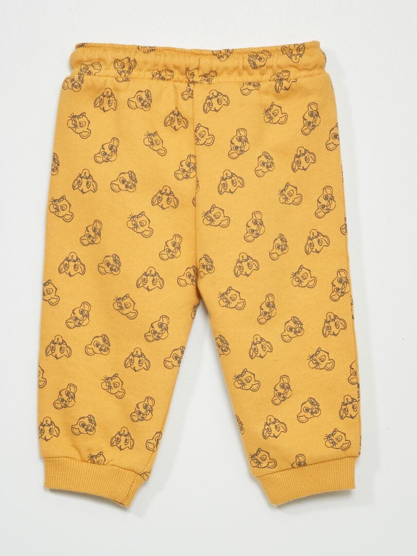 Pantalon jogging 'Simba' de 'Disney' Jaune - Kiabi