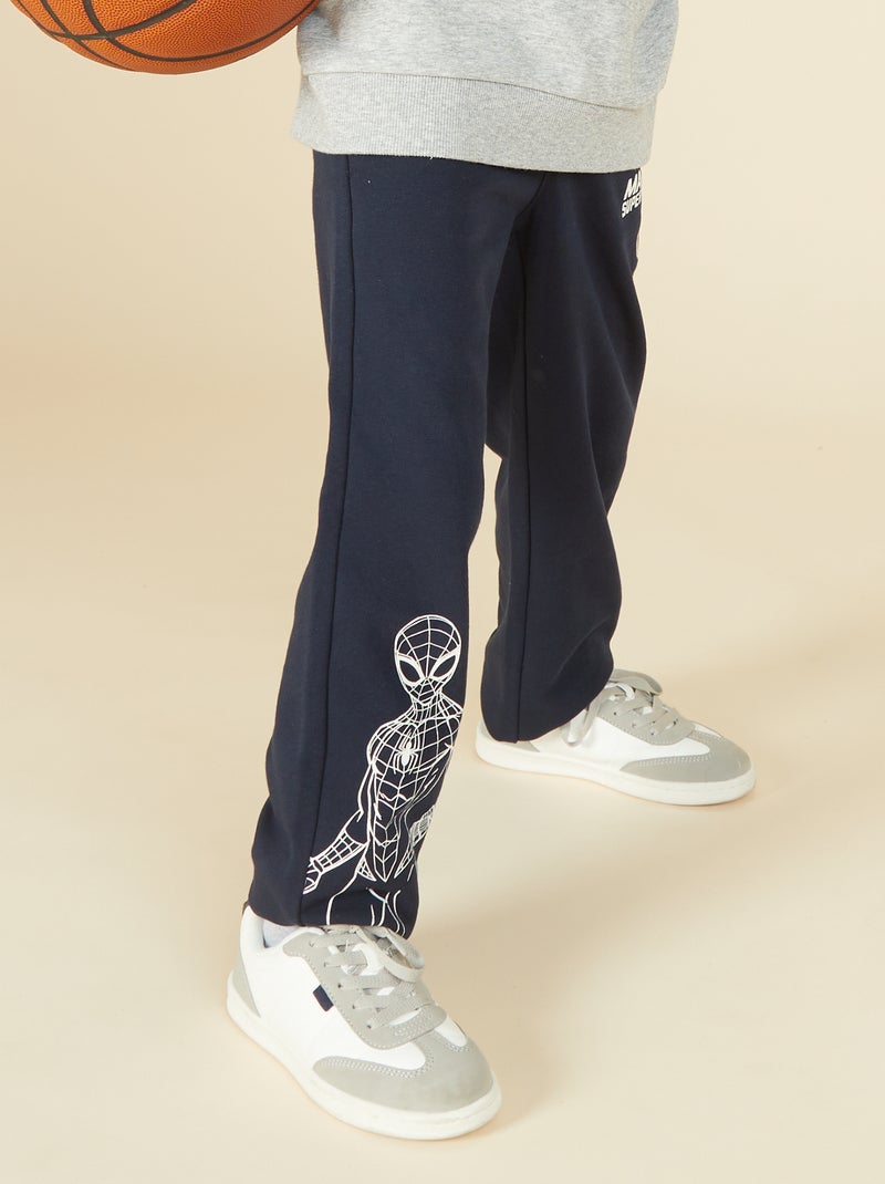 Pantalon jogging 'Spiderman' Bleu - Kiabi