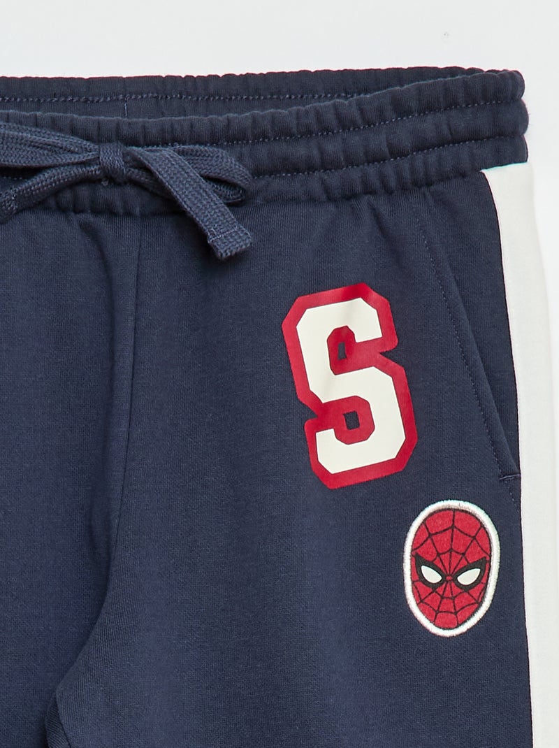 Pantalon jogging 'Spiderman' Bleu - Kiabi