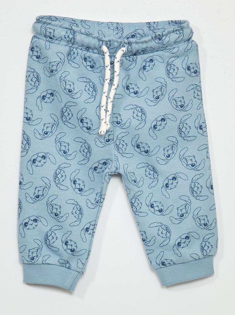 Pantalon jogging 'Stitch' de 'Disney' Bleu gris - Kiabi