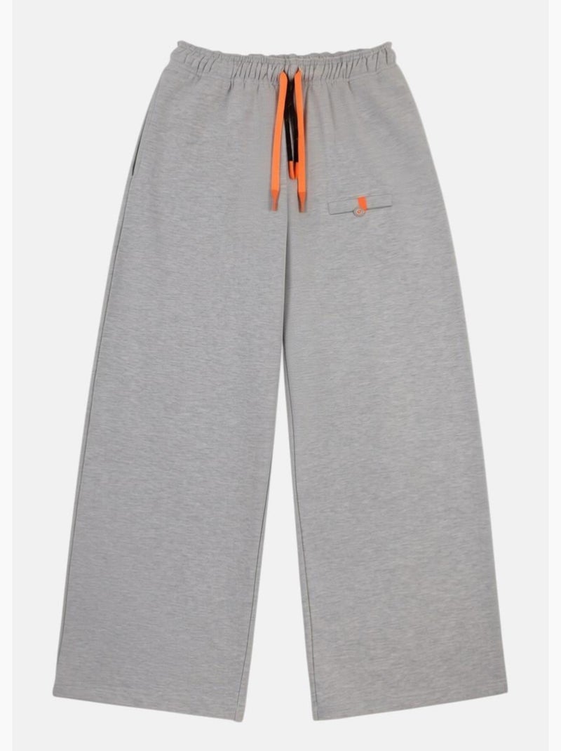 Pantalon jogging tumit  femme - sae paris Gris chiné - Kiabi