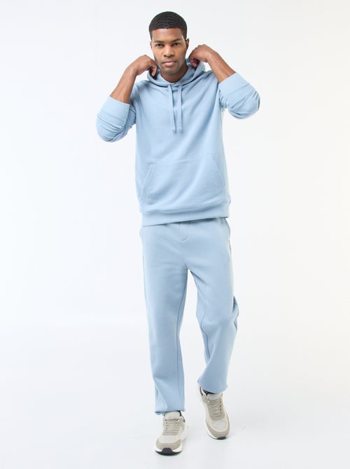 Pantalon jogging uni avec cordons de serrage à la taille - Kiabi