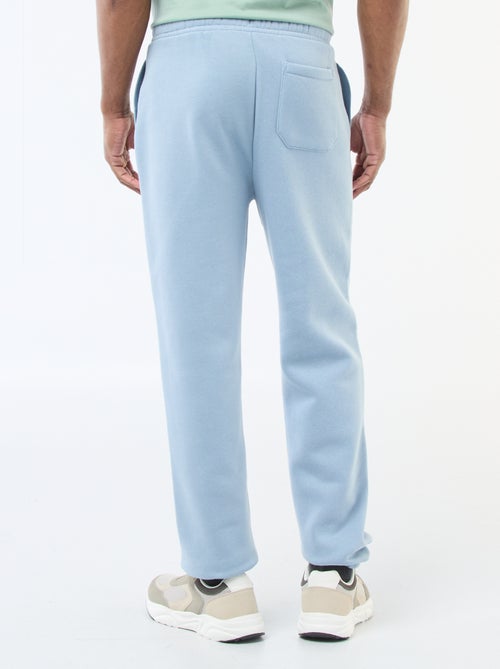 Pantalon jogging uni avec cordons de serrage à la taille - Kiabi